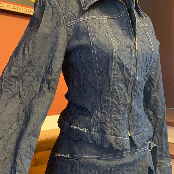 - Wrinkled Effect Denim Set - - Picture 4 of 16